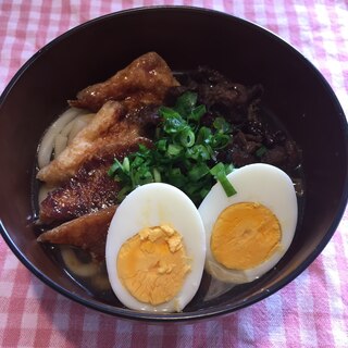 我が家の味。関西の肉うどん！！